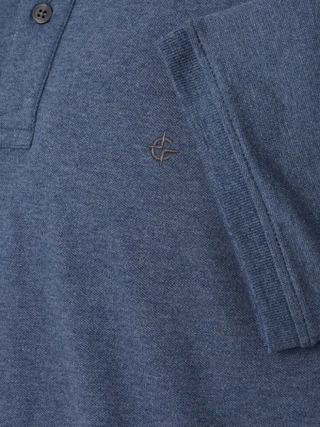 CASAMODA Polo Donkerblauw Extrafeine Qualität - Weergave 2