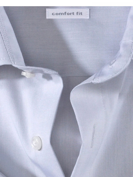 OLYMP Comfort Fit Overhemd Lichtbeige New Kent Chambray - Weergave 1