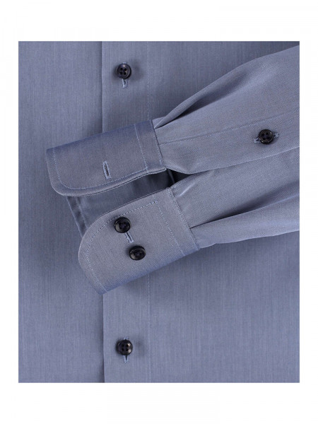 CASAMODA Comfort Fit Overhemd Donkerblauw Kent Twill - Weergave 2