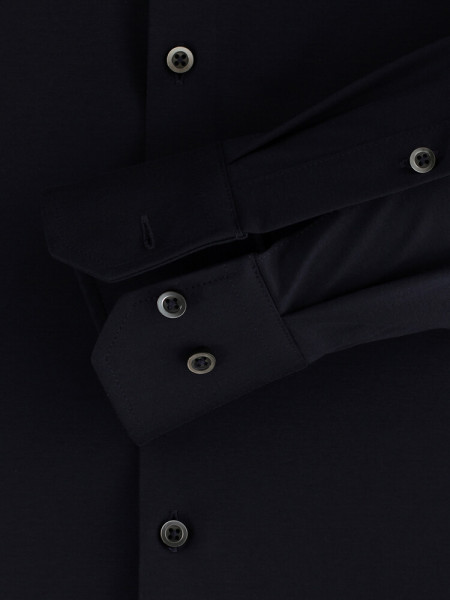 VENTI Regular Fit Overhemd Marine Kent Jersey - Weergave 2