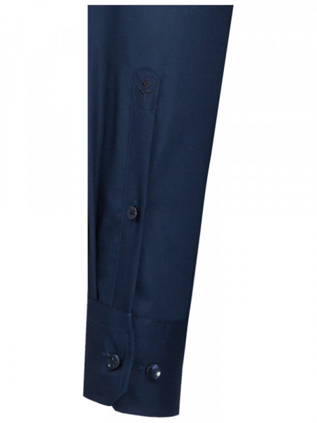 SEIDENSTICKER Regular Fit Overhemd Marine Business Kent Popeline - Weergave 1