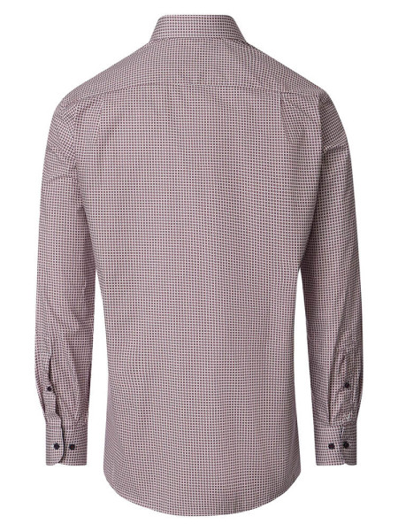 VENTI Comfort Fit Overhemd Red Kent Popeline