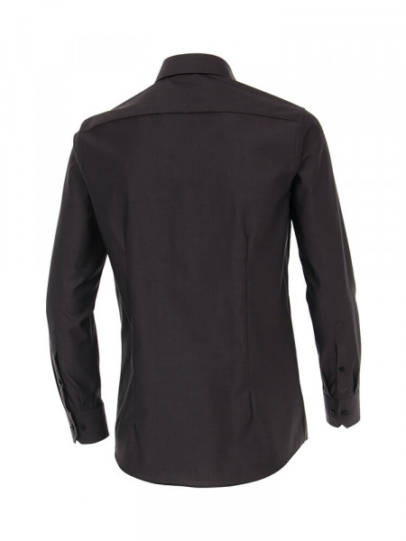 VENTI Regular Fit Overhemd Antraciet Kent Popeline