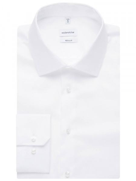 SEIDENSTICKER Regular Fit Overhemd Wit Business Kent Original - Weergave 4