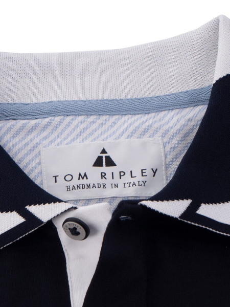 TOM RIPLEY Polo Marine Extrafeine Qualität - Weergave 2