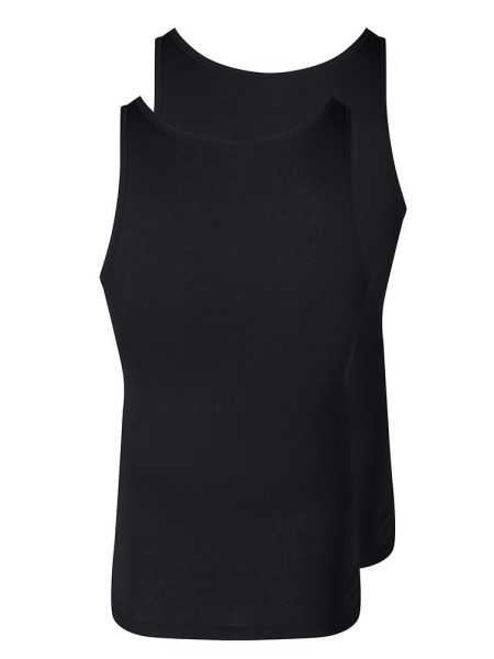 SKINY Regular Fit Zwart Feinripp