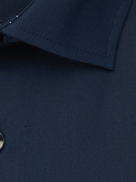 SEIDENSTICKER Tailored Fit Overhemd Marine Business Kent Popeline - Weergave 3