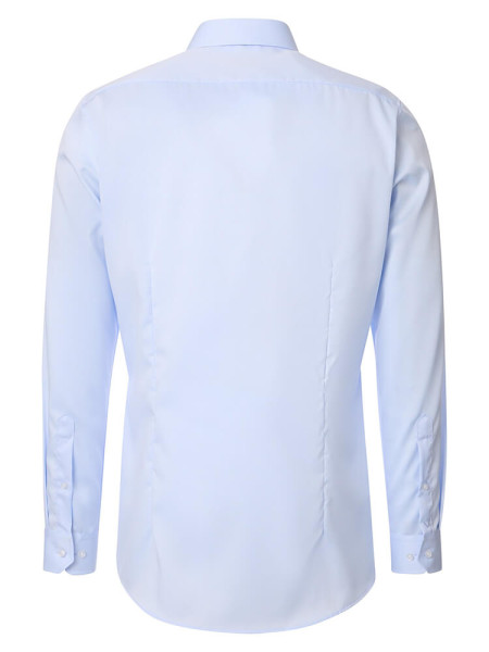 VENTI Slim Fit Overhemd Lichtblauw Kent Popeline