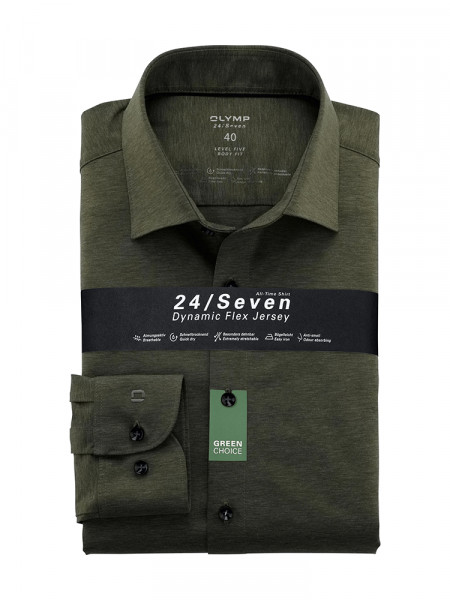 OLYMP Level Five 24/Seven body fit jersey overhemd