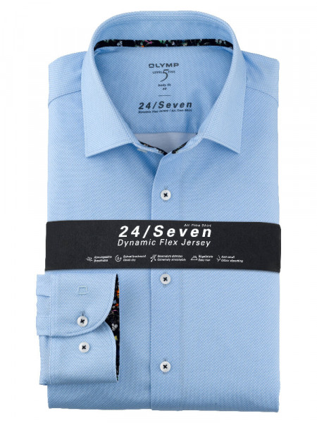 OLYMP Level Five body fit jersey overhemd