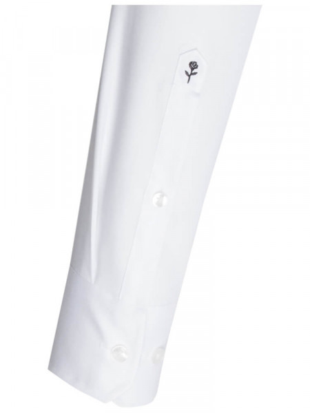 SEIDENSTICKER Slim Fit Overhemd Wit Haifisch Oxford - Weergave 1