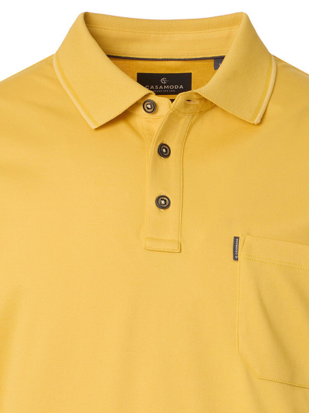 CASAMODA Polo Geel Piqué - Weergave 1