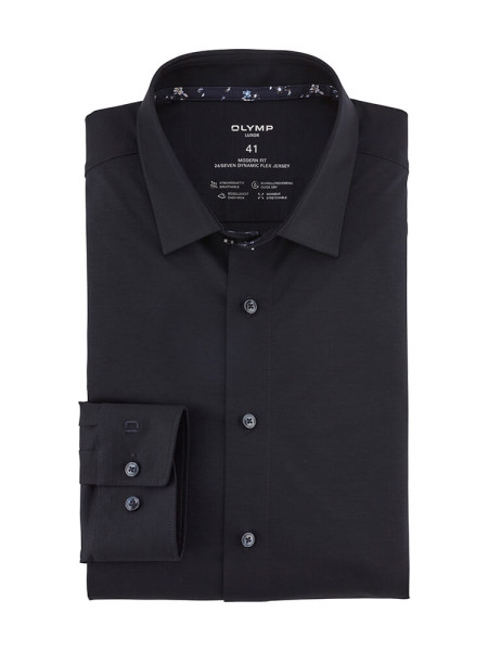OLYMP Luxor 24/Seven modern fit jersey overhemd