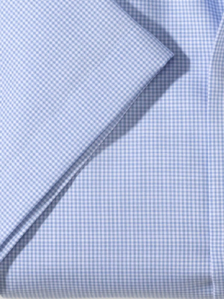 OLYMP Comfort Fit Overhemd Medium blauw New Kent Popeline - Weergave 2