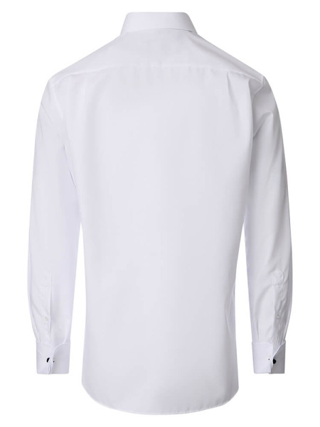 VENTI Comfort Fit Overhemd Wit Kent Popeline