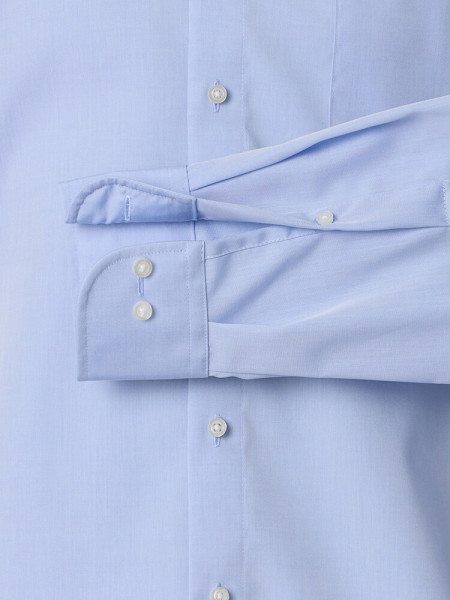 VENTI Comfort Fit Overhemd Lichtblauw Kent Popeline - Weergave 2