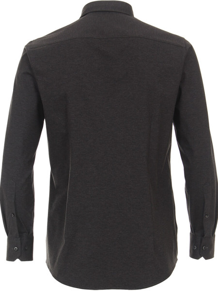 VENTI Regular Fit Overhemd Antraciet Kent Jersey