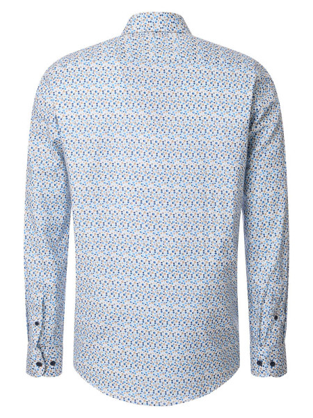 CASAMODA Regular Fit Overhemd Bruin Button-Down Easy Care