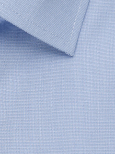 SEIDENSTICKER Regular Fit Overhemd Lichtblauw Business Kent Fil à Fil - Weergave 3