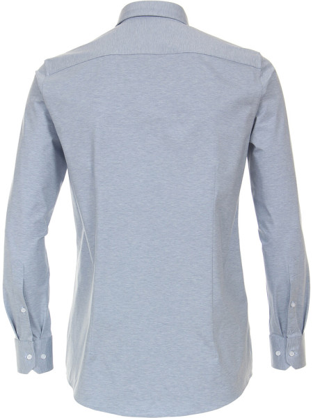 VENTI Regular Fit Overhemd Lichtblauw Kent Jersey