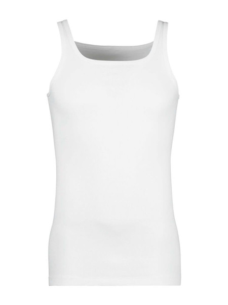 HUBER Regular Fit Wit Feinripp - Weergave 1