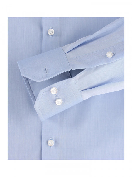 VENTI Regular Fit Overhemd Lichtblauw Kent Popeline - Weergave 2