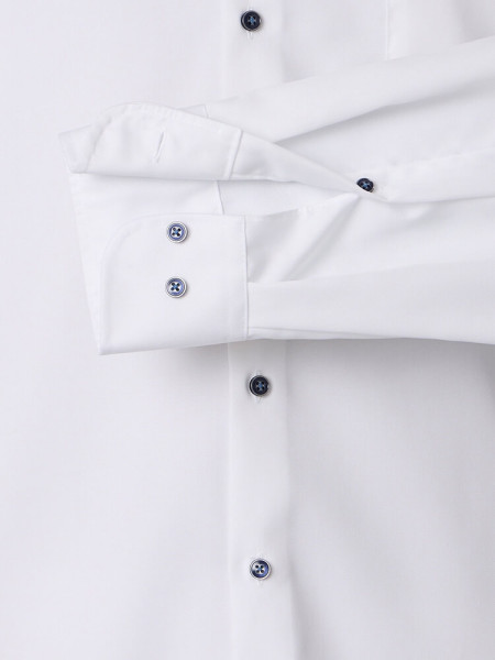 VENTI Comfort Fit Overhemd Wit Kent Struktur - Weergave 2