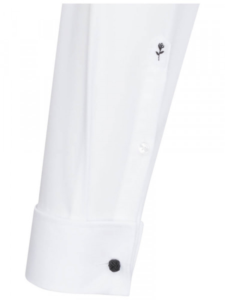 SEIDENSTICKER Slim Fit Overhemd Wit Business Kent Popeline - Weergave 1