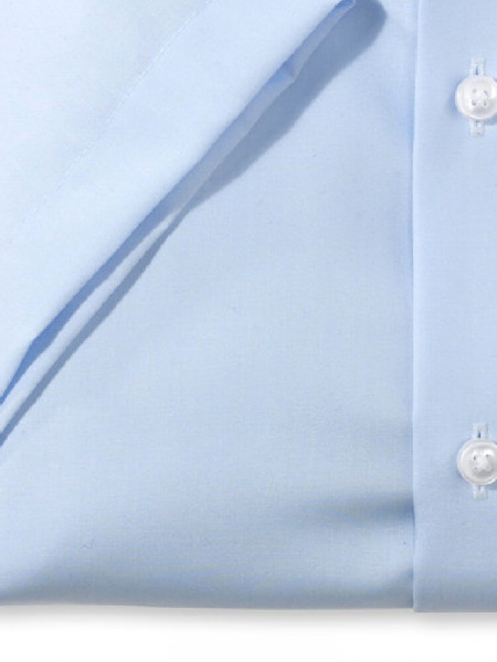 OLYMP Comfort Fit Overhemd Lichtblauw New Kent Popeline - Weergave 2