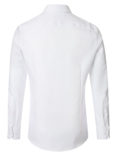 VENTI Regular Fit Overhemd Wit Button-Down Fein Oxford