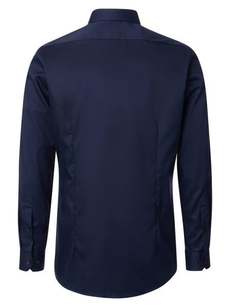 VENTI Slim Fit Overhemd Marine Kent Popeline