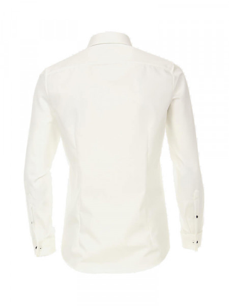 VENTI Regular Fit Overhemd Lichtbeige Kent Popeline