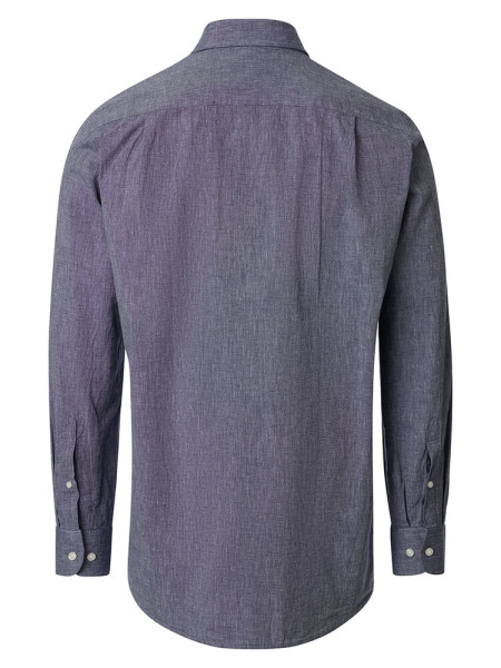 CASAMODA Comfort Fit Overhemd Marine Kent Easy Care