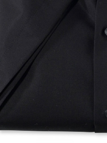 OLYMP Comfort Fit Overhemd Zwart New Kent Popeline - Weergave 2