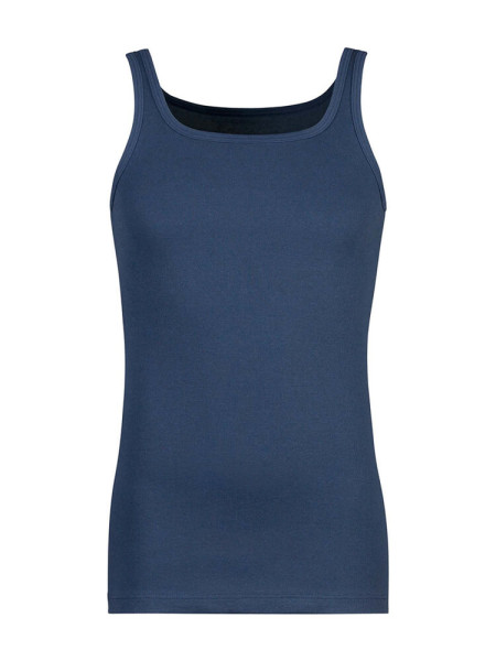 HUBER Cotton Fine Rib Mouwloos hemd