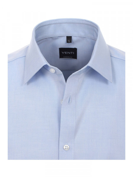VENTI Regular Fit Overhemd Lichtblauw Kent Popeline - Weergave 1