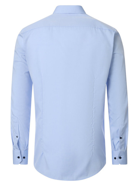 VENTI Comfort Fit Overhemd Lichtblauw Kent Popeline