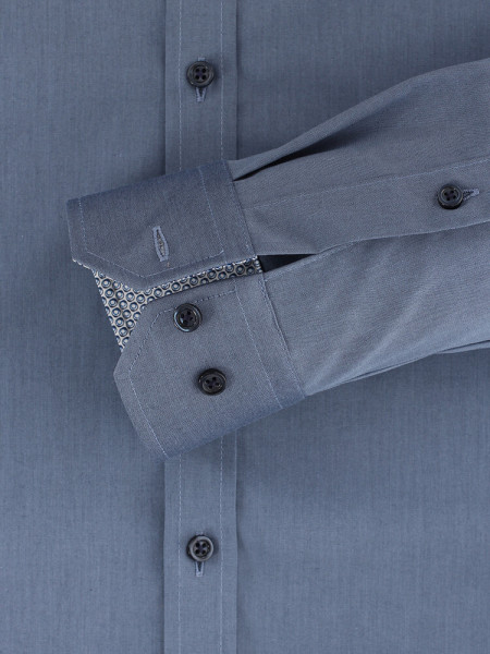 VENTI Slim Fit Overhemd Medium blauw Kent Easy Care  - Weergave 2