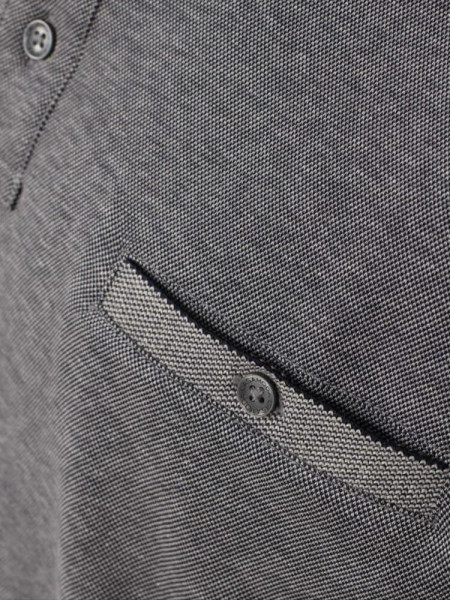 CASAMODA Polo Donkerblauw Piqué - Weergave 2