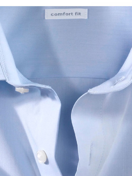 OLYMP Comfort Fit Overhemd Lichtblauw New Kent Chambray - Weergave 1