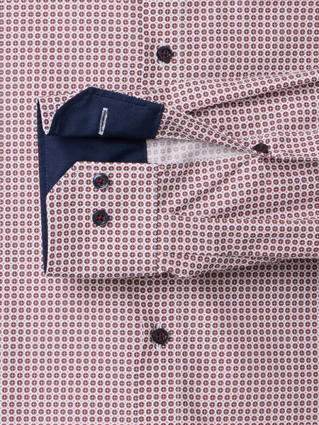 VENTI Regular Fit Overhemd Red Kent Popeline - Weergave 2