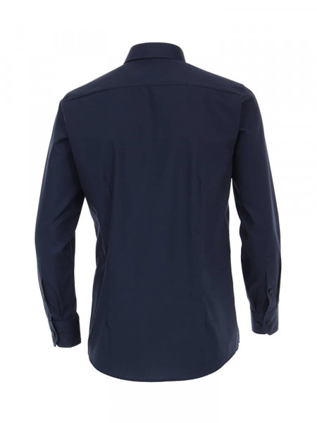 VENTI Regular Fit Overhemd Marine Kent Popeline