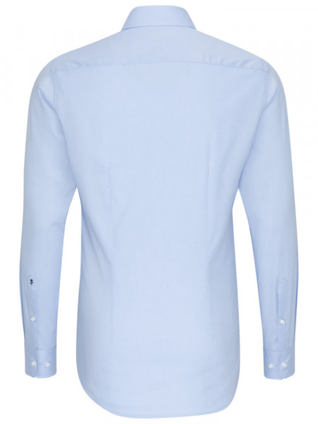 SEIDENSTICKER Extra Slim Fit Overhemd Lichtblauw Business Kent Fil à Fil