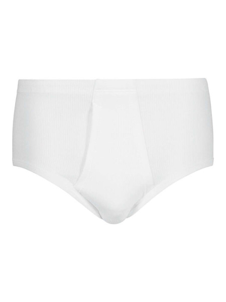 HUBER Regular Fit Wit Doppelrippenstich - Weergave 1