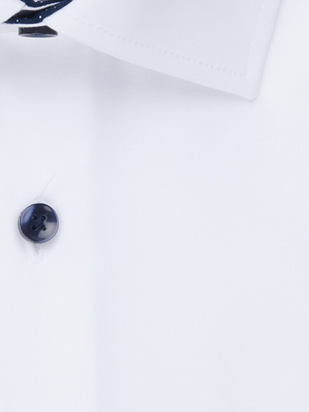 SEIDENSTICKER Slim Fit Overhemd Wit Business Kent Popeline - Weergave 3