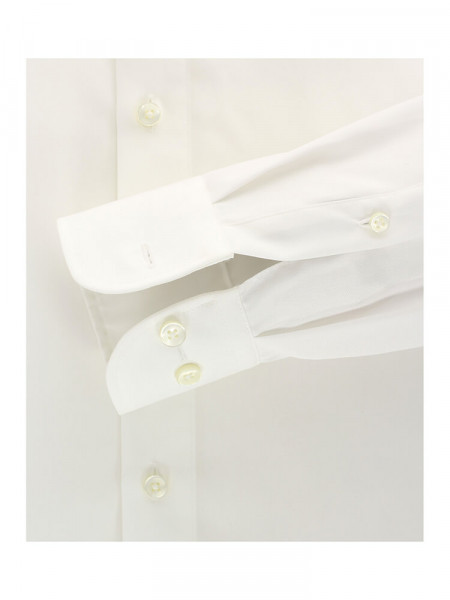 CASAMODA Comfort Fit Overhemd Lichtbeige Kent Popeline - Weergave 2